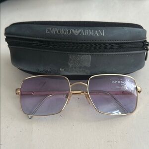 Emporio Armani Gold Sunglasses